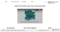 Desktop Screenshot of metropolregion-muenchen.eu