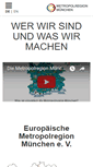Mobile Screenshot of metropolregion-muenchen.eu